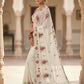 Sequin Paisley Georgette Saree