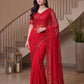 Sequin Pearl Handwork Embroidered Saree