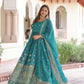 Sequins Embroidered Anarkali Gown With Dupatta