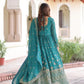 Sequins Embroidered Anarkali Gown With Dupatta