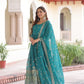 Sequins Embroidered Anarkali Gown With Dupatta