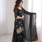 Sequins Embroidered Georgette Sharara Set with Dupatta