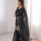 Sequins Embroidered Georgette Sharara Set with Dupatta