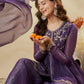 Shimmer Peplum Palazzo Suit