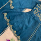 Shimmer Peplum Palazzo Suit