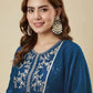 Shimmer Peplum Palazzo Suit
