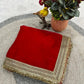 Shimmer Satin Silk Saree with Sequin Border