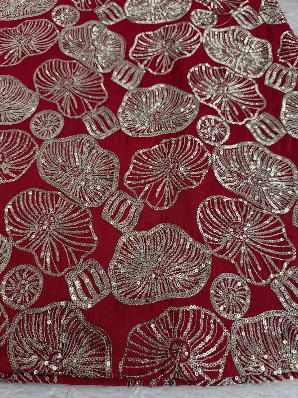 Shimmer Silk Embroidered Sharara Set with Dupatta