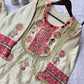 Shop Cos Moss Co Ord Set with Real Mirror Sequence Work for Festive Casual Party Wear