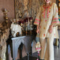 Shop Cos Moss Co Ord Set with Real Mirror Sequence Work for Festive Casual Party Wear