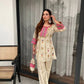 Shop Cos Moss Co Ord Set with Real Mirror Sequence Work for Festive Casual Party Wear
