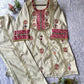 Shop Cos Moss Co Ord Set with Real Mirror Sequence Work for Festive Casual Party Wear