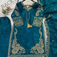 Shop Glass Roman Embroidered Palazzo Suit Set with Dupatta for Wedding Festive Party Wear