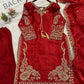 Shop Glass Roman Embroidered Palazzo Suit Set with Dupatta for Wedding Festive Party Wear