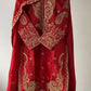 Shop Glass Roman Embroidered Palazzo Suit Set with Dupatta for Wedding Festive Party Wear