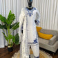 Shop Mull Chanderi Embroidered Farshi Salwar Suit with Dupatta for Festive Formal Casual Wear