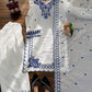 Shop Mull Chanderi Embroidered Farshi Salwar Suit with Dupatta for Festive Formal Casual Wear
