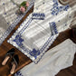 Shop Mull Chanderi Embroidered Farshi Salwar Suit with Dupatta for Festive Formal Casual Wear