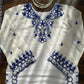 Shop Mull Chanderi Embroidered Farshi Salwar Suit with Dupatta for Festive Formal Casual Wear