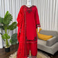 Shop Mull Chanderi Embroidered Farshi Salwar Suit with Dupatta for Festive Formal Casual Wear