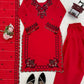 Shop Mull Chanderi Embroidered Farshi Salwar Suit with Dupatta for Festive Formal Casual Wear