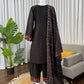 Shop Mull Chanderi Embroidered Farshi Salwar Suit with Dupatta for Festive Formal Casual Wear
