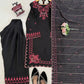 Shop Mull Chanderi Embroidered Farshi Salwar Suit with Dupatta for Festive Formal Casual Wear