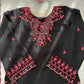 Shop Mull Chanderi Embroidered Farshi Salwar Suit with Dupatta for Festive Formal Casual Wear