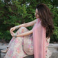 Sifon Georgette Digital Print Palazzo Set with Sequins Embroidery