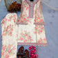 Sifon Georgette Digital Print Palazzo Set with Sequins & Net Dupatta