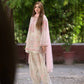Sifon Georgette Digital Print Palazzo Set with Sequins & Net Dupatta