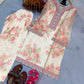 Sifon Georgette Digital Print Palazzo Set with Sequins & Net Dupatta