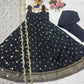 Silk Embroidered Anarkali Suit Set