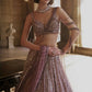 Chinon Silk Lehenga Set for Wedding and Reception Wear