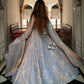 Silver Grace Embroidered Fandy Silk Anarkali Set for Festive and Wedding Wear