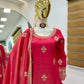 Simar Silk Embroidered Palazzo Set with Dupatta – Fully Stitched