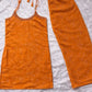 Sleeveless Printed Kurti Pant Set