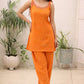 Sleeveless Printed Kurti Pant Set