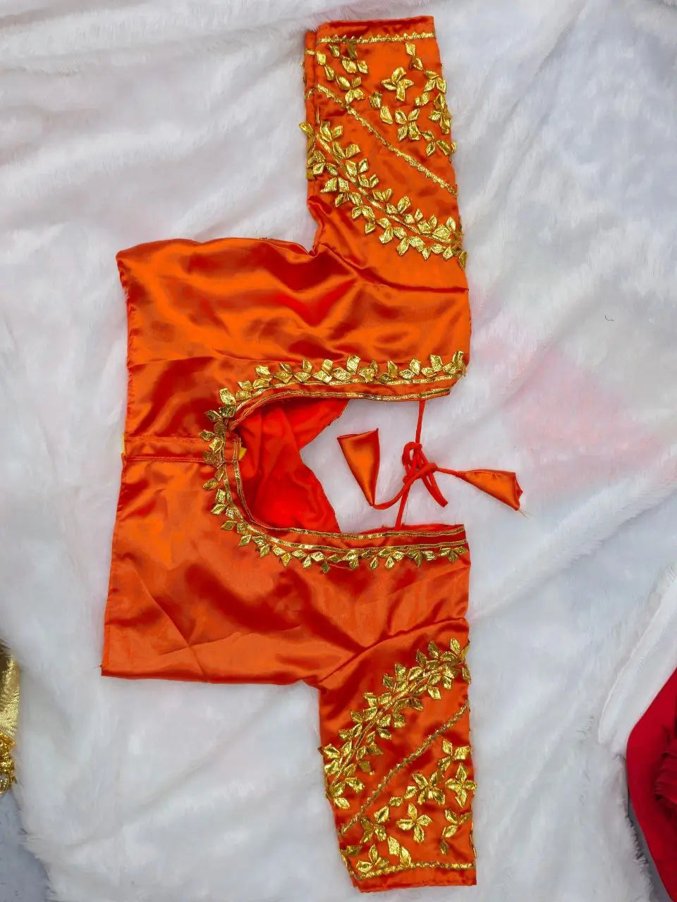 Soft Georgette Saree with Gotta Patti Blouse