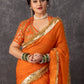 Soft Georgette Saree with Gotta Patti Blouse