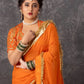 Soft Georgette Saree with Gotta Patti Blouse