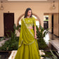 Soft Georgette Silk Embroidered Lehenga Set with Dupatta