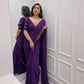 Soft Georgette Silk Handwork Ready to Wear Saree