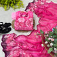 Soft Organza Silk Floral Anarkali Set with Gota Patti Dupatta