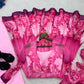 Soft Organza Silk Floral Anarkali Set with Gota Patti Dupatta