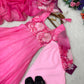 Soft Organza Silk Floral Anarkali Set with Gota Patti Dupatta