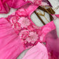 Soft Organza Silk Floral Anarkali Set with Gota Patti Dupatta