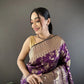 Soft Silk Saree with Rich Zari Border and Woven Pallu