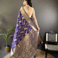 Soft Silk Saree with Rich Zari Border and Woven Pallu