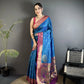 Soft Silk Saree with Rich Zari Border and Woven Pallu